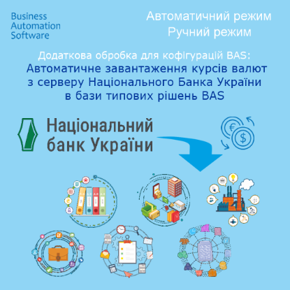  Зображення Додаткова обробка: Автоматичне завантаження курсів валют НБУ для рішень BAS  